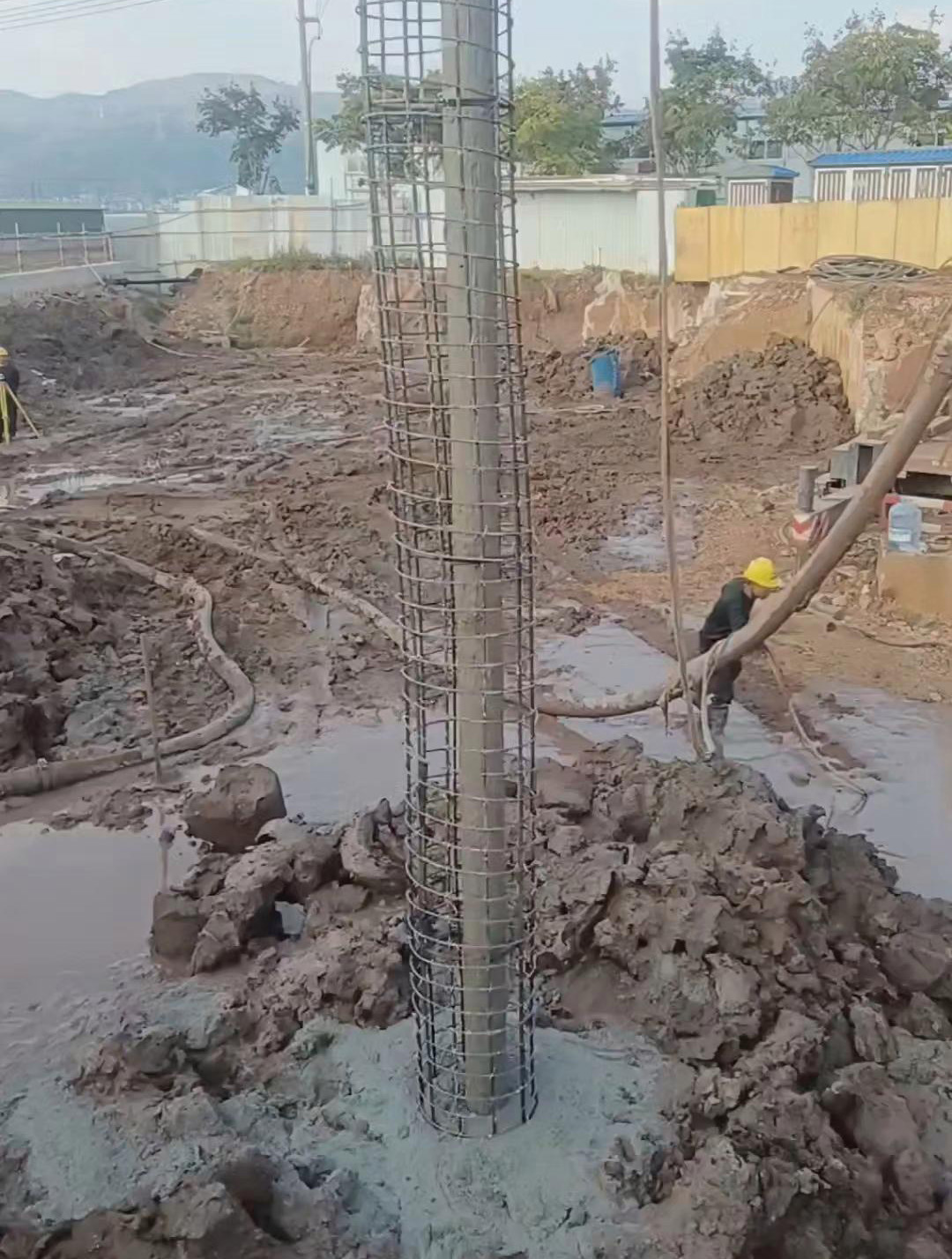 张家口万全县长螺旋钻孔压灌桩